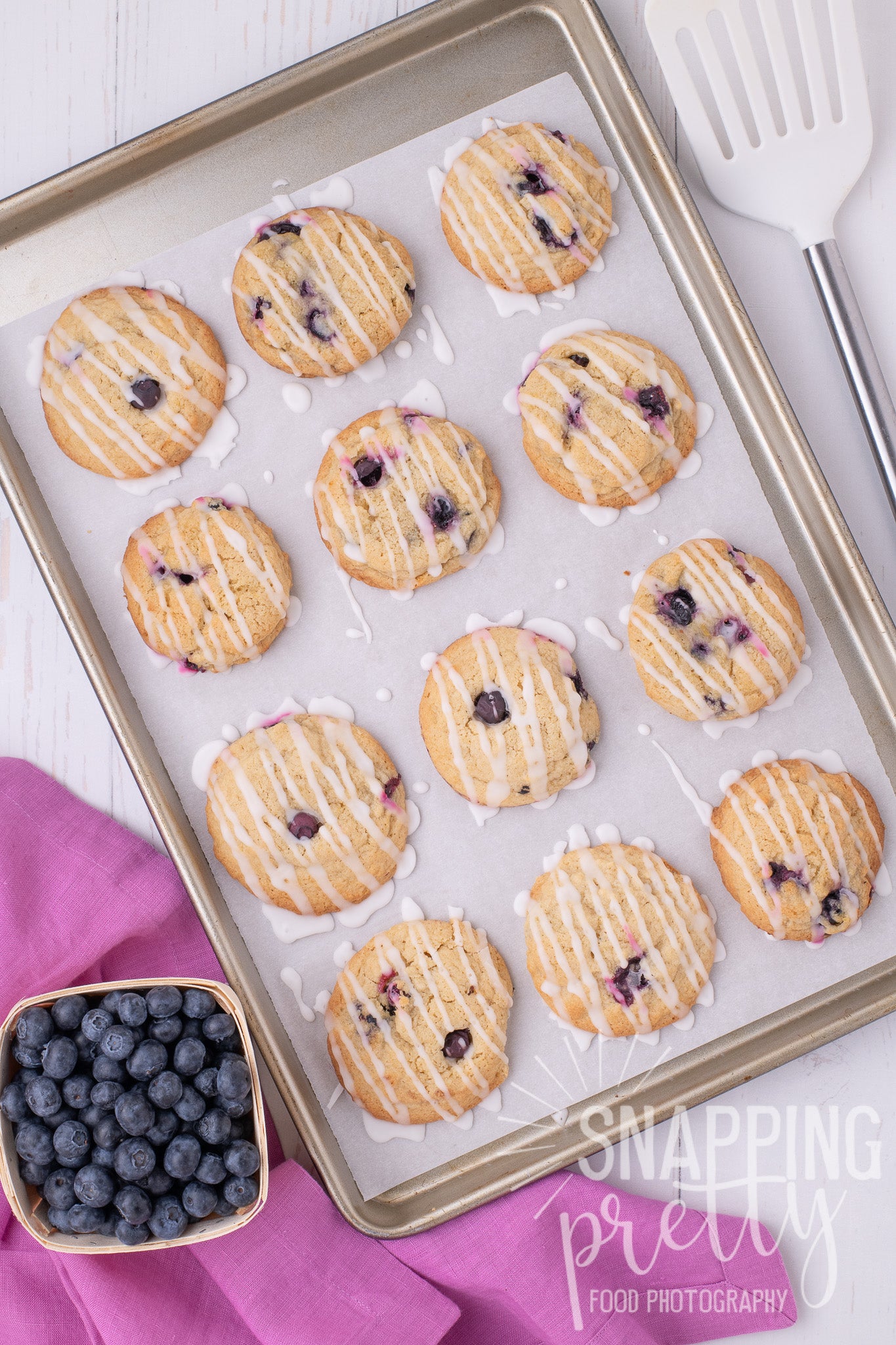 ㊀ SOLD - Lemon Blueberry Cookies Set No.1