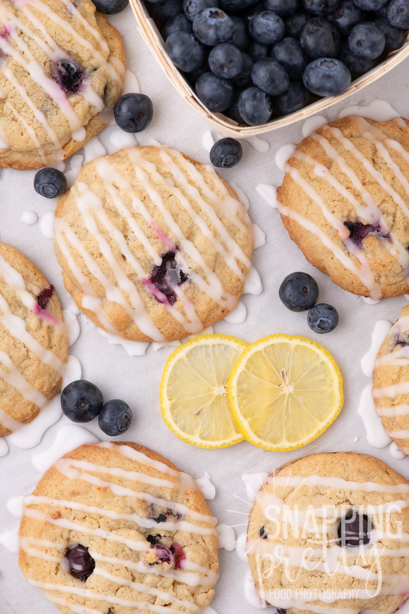 ㊀ SOLD - Lemon Blueberry Cookies Set No.1