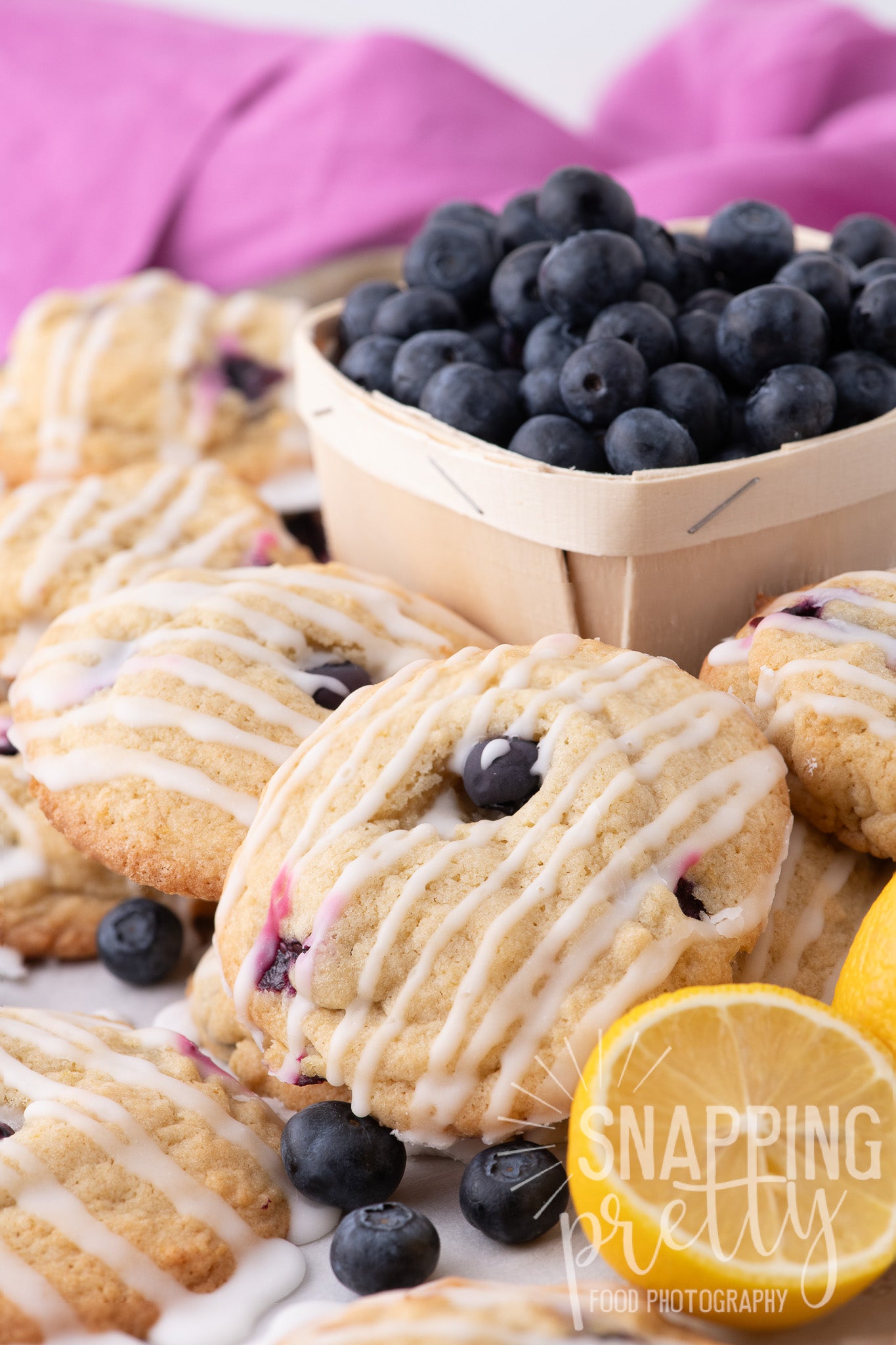 ㊀ SOLD - Lemon Blueberry Cookies Set No.1