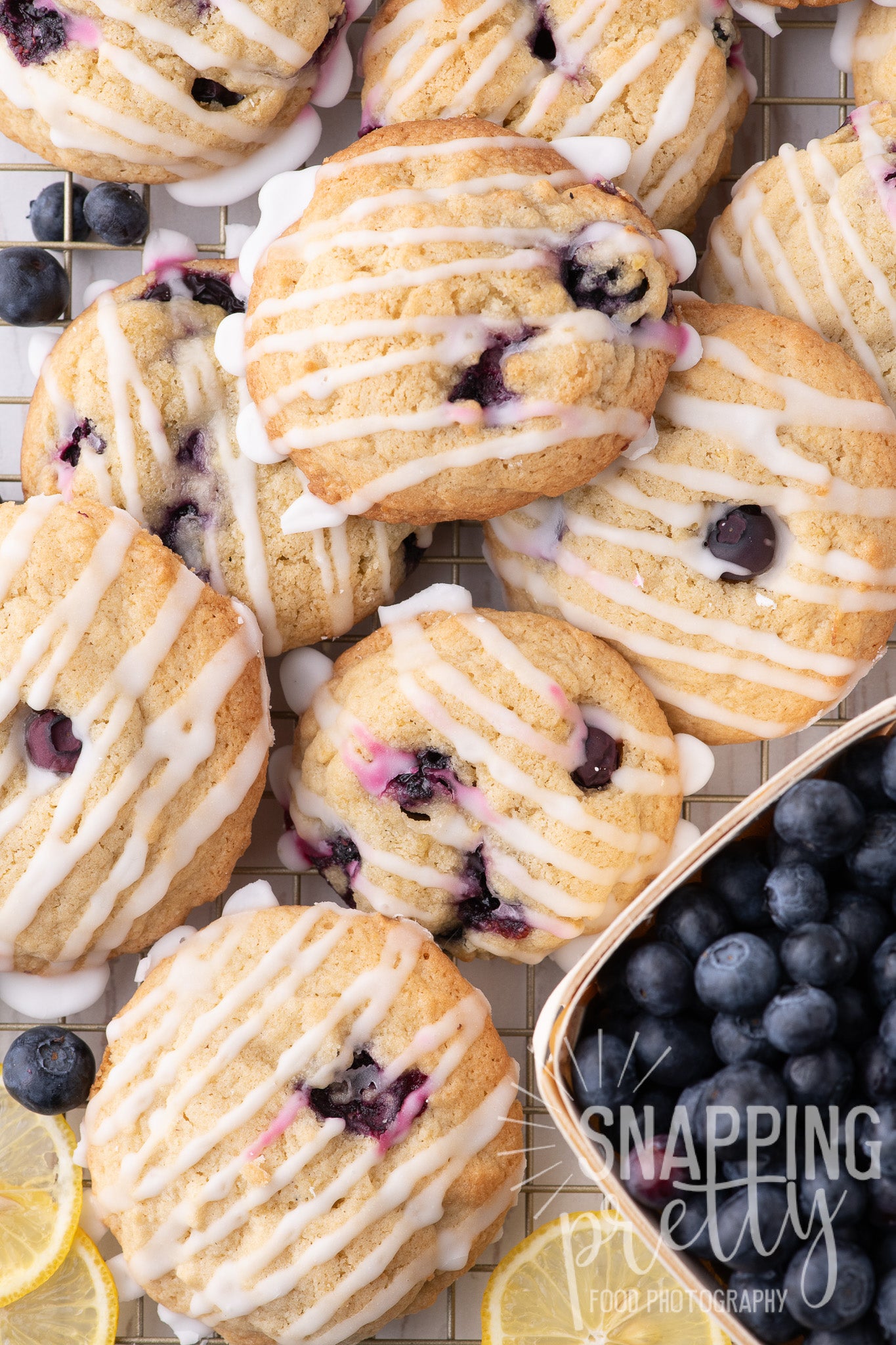 ㊀ SOLD - Lemon Blueberry Cookies Set No.1