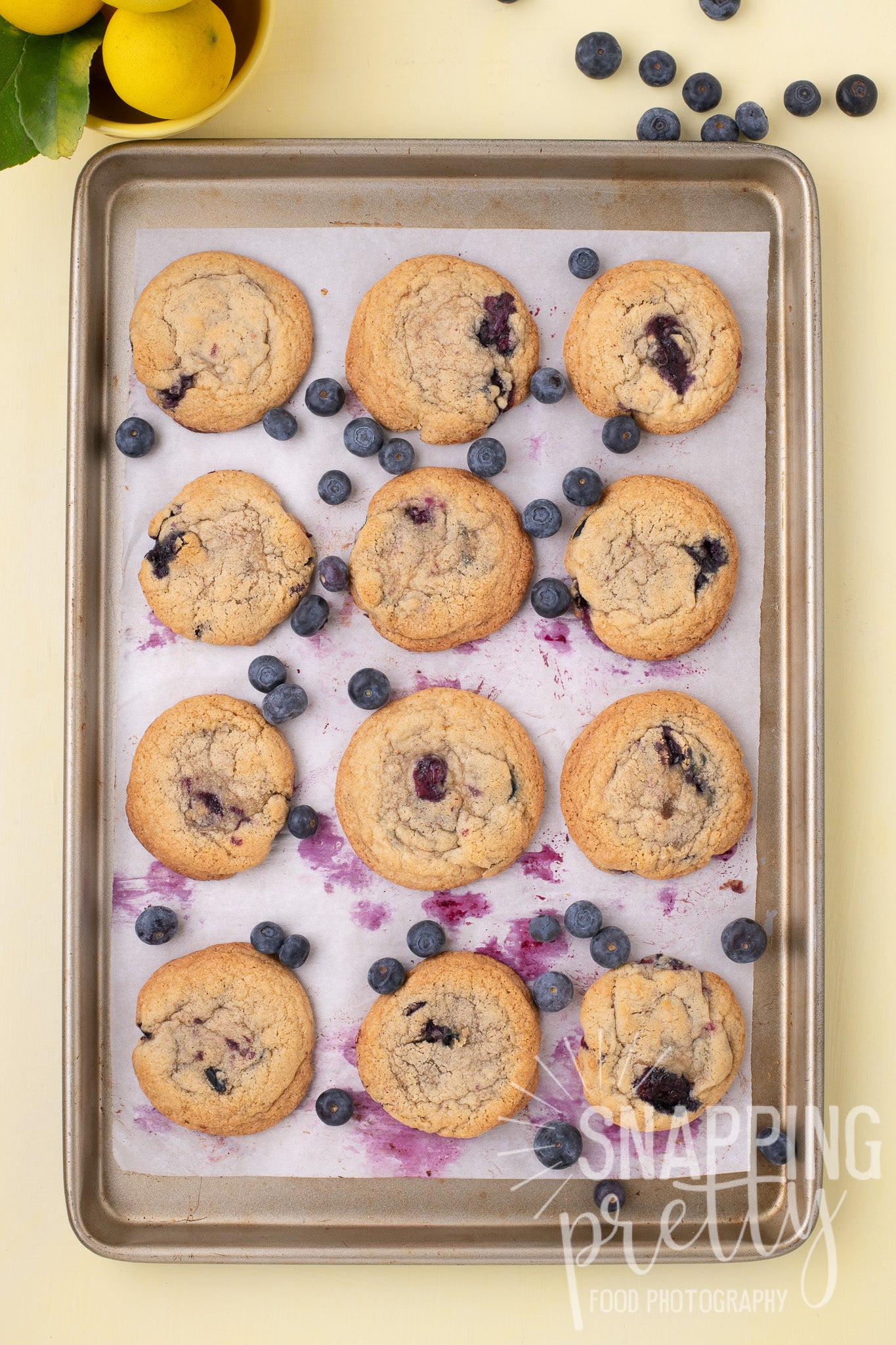 ㊀ SOLD - Lemon Blueberry Cookies Set No.2