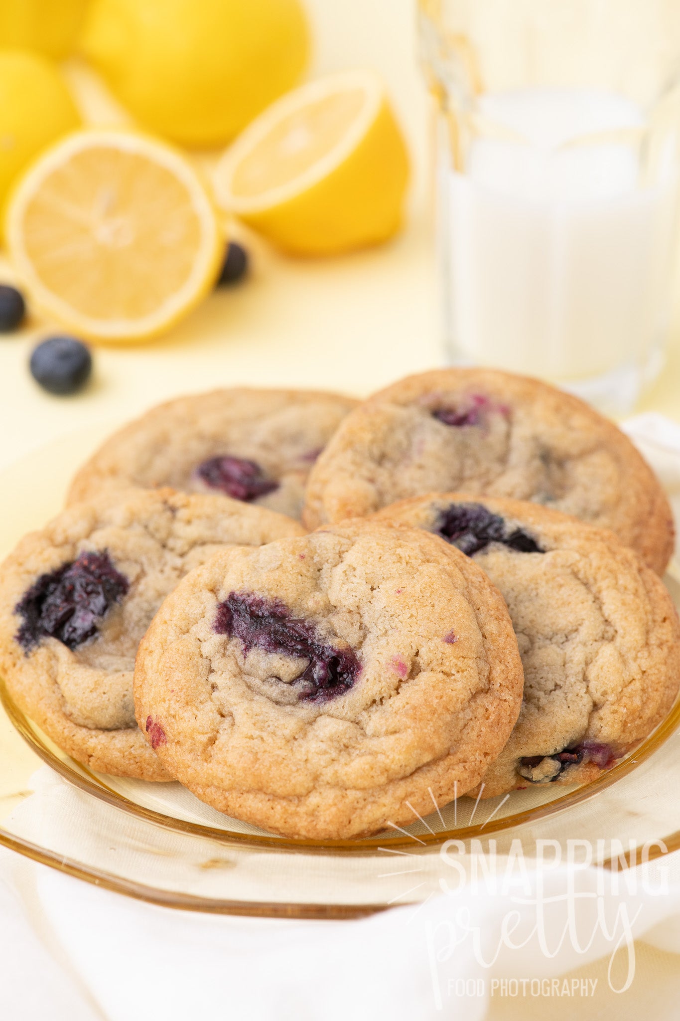 ㊀ SOLD - Lemon Blueberry Cookies Set No.2