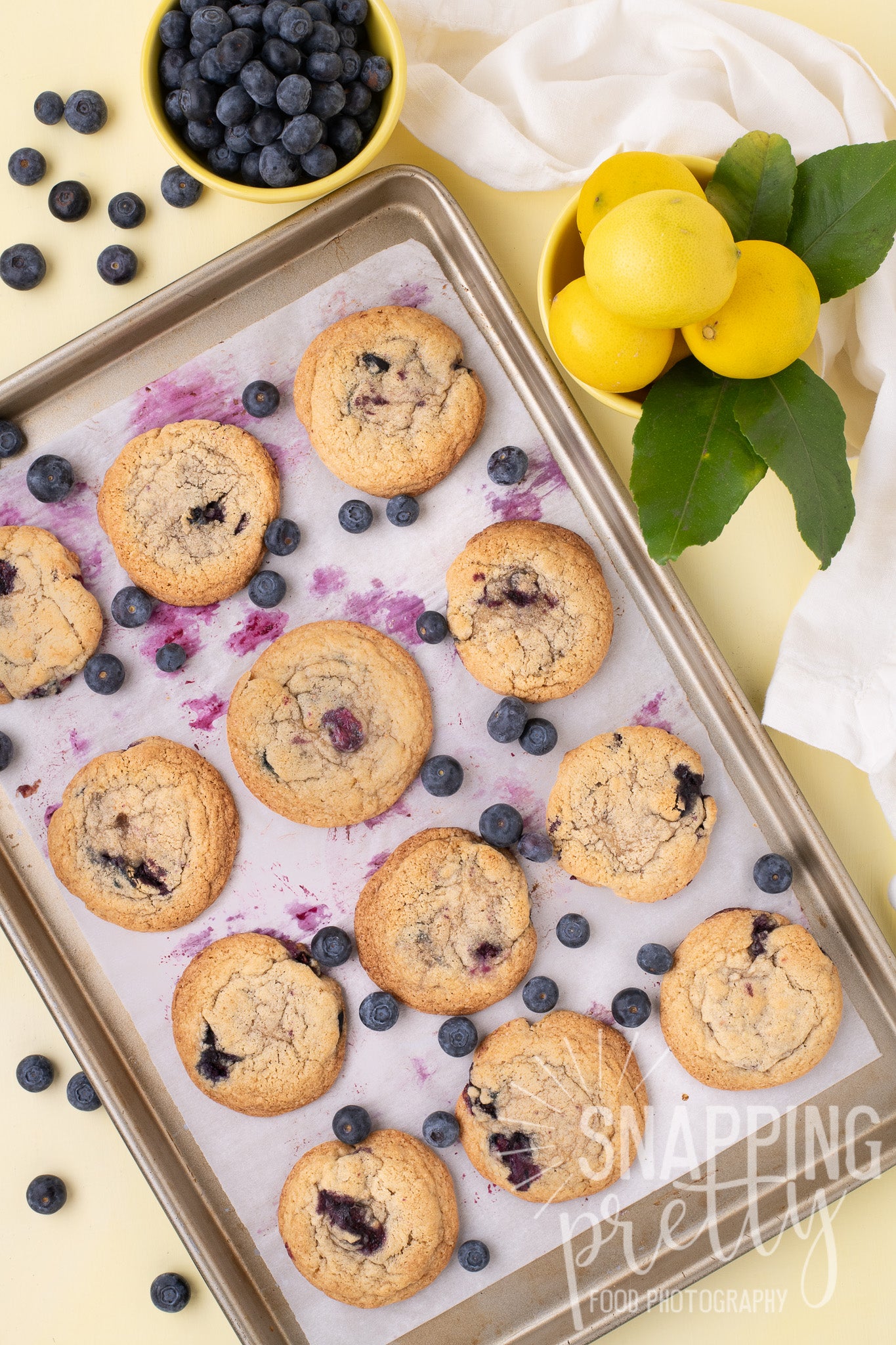㊀ SOLD - Lemon Blueberry Cookies Set No.2