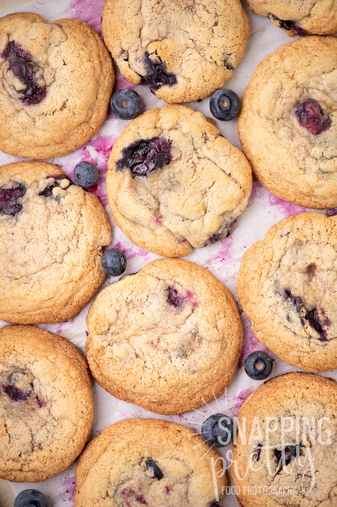 ㊀ SOLD - Lemon Blueberry Cookies Set No.2