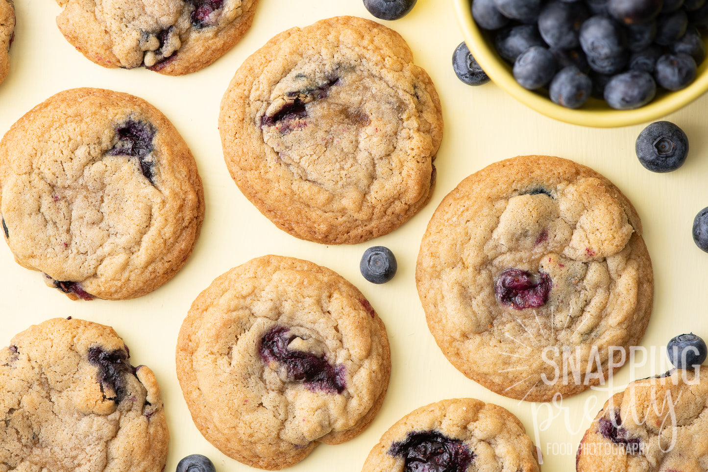 ㊀ SOLD - Lemon Blueberry Cookies Set No.2