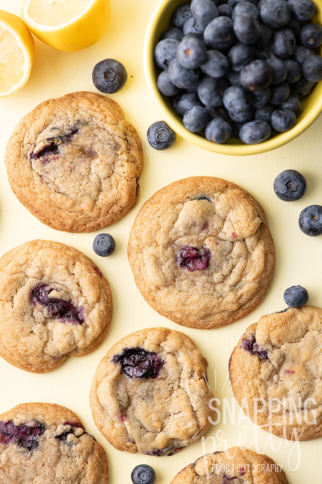 ㊀ SOLD - Lemon Blueberry Cookies Set No.2